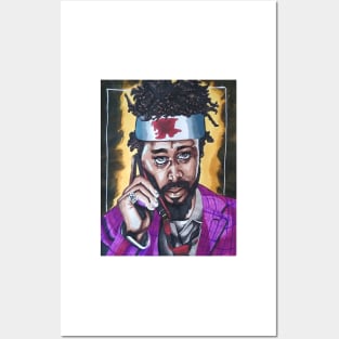 Sorry To Bother You - "N*gga Shit" Cassius Green portrait (original) Posters and Art